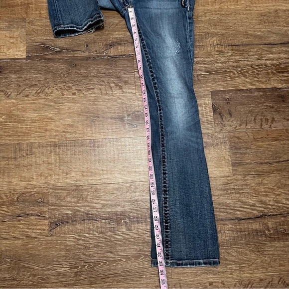 MISS ME Embroidered Boot Cut Jeans Size 28 - Picture 14 of 14